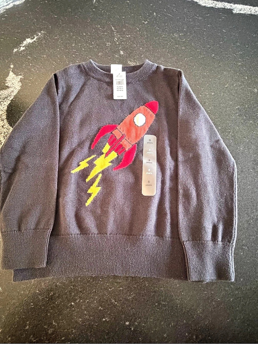 GAP Rocket Sweater Boys 5 Years NWT